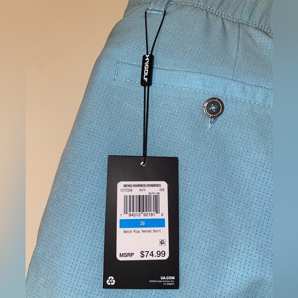 Men's Under Armour UA Golf Match Play Vented Shorts 1272358 NWT - Picture 2 of 8